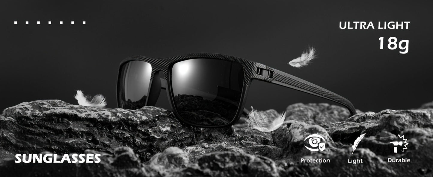 Sunglasses for Men - Polarized 3 Pack for Women Classic Square Sport Lightweight UV400 - product detail view 25