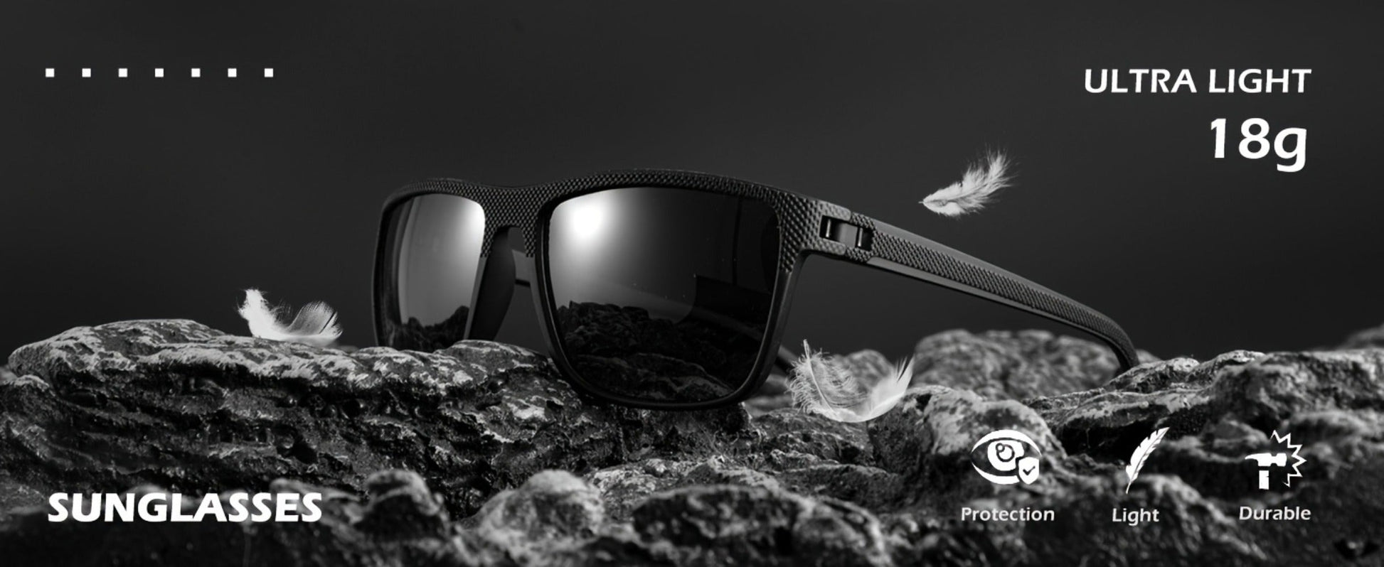 Sunglasses for Men - Polarized 3 Pack for Women Classic Square Sport Lightweight UV400 - product detail view 25