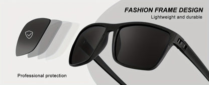 Sunglasses for Men - Polarized 3 Pack for Women Classic Square Sport Lightweight UV400 - product detail view 26