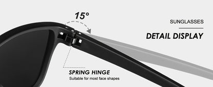 Sunglasses for Men - Polarized 3 Pack for Women Classic Square Sport Lightweight UV400 - product detail view 27