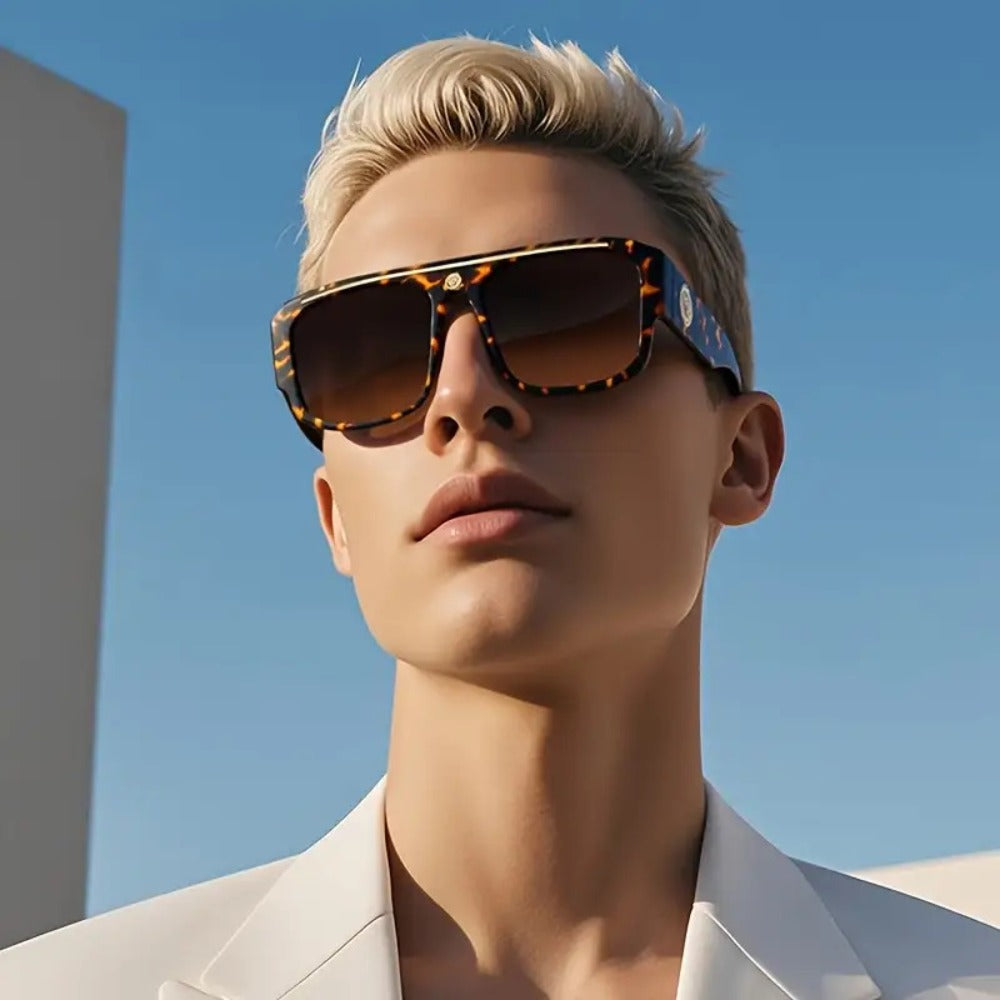 Sunglasses for Men - Polarized 3 Pack Retro Vintage UV400 Lightweight Frame Unisex Shades for - product detail view 2