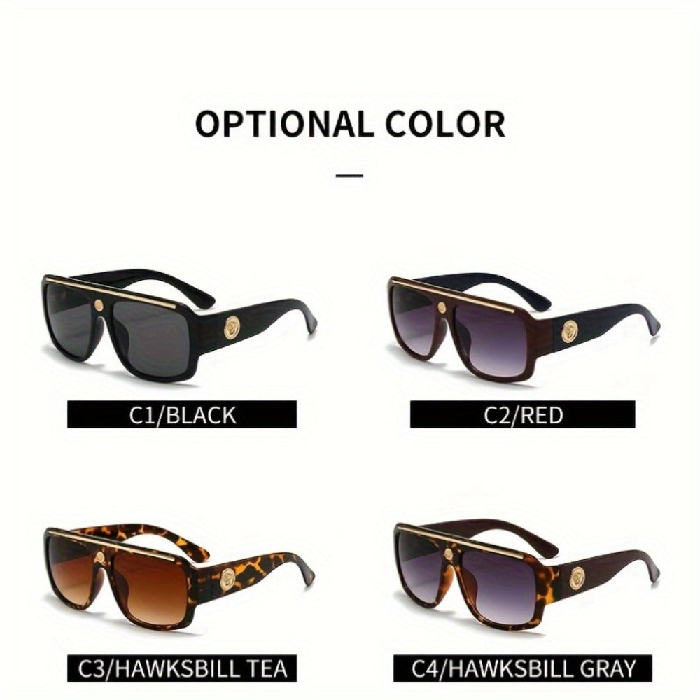 Sunglasses for Men - Polarized 3 Pack Retro Vintage UV400 Lightweight Frame Unisex Shades for - product detail view 4