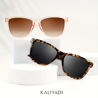 Sunglasses for Women - Polarized for 3 Pack Trendy Gradient Fashion Shades UV Protection - Ice - product detail view 10