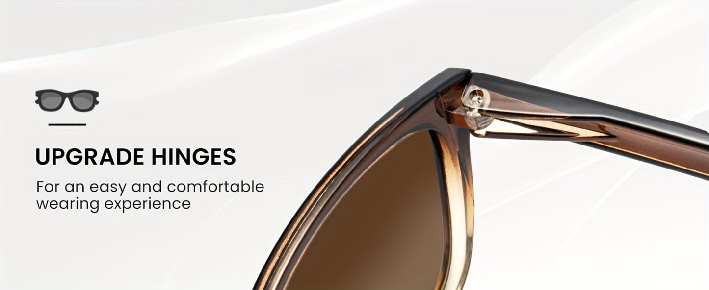 Sunglasses for Women - Polarized for 3 Pack Trendy Gradient Fashion Shades UV Protection - Ice - product detail view 24