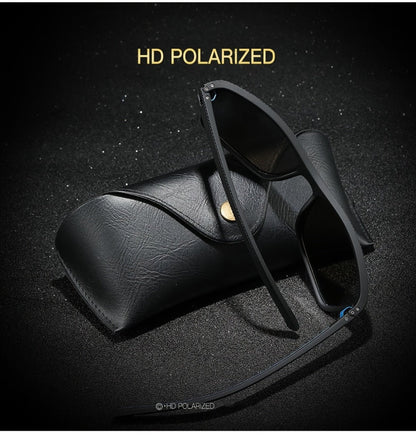 Sunglasses for Men - Polarized 5 Pack - Square Frame TAC Color Coated Lenses Anti-Glare UV - product detail view 9