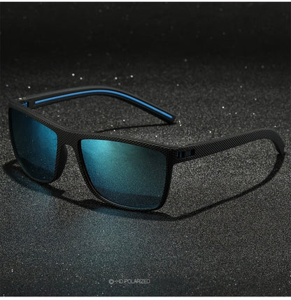 Sunglasses for Men - Polarized 5 Pack - Square Frame TAC Color Coated Lenses Anti-Glare UV - product detail view 10