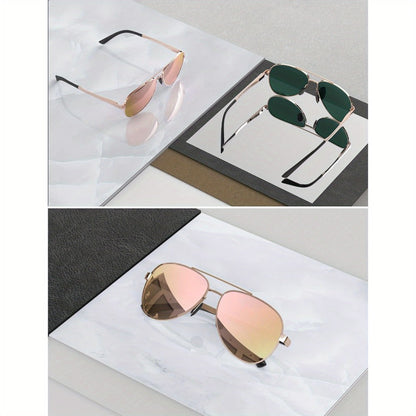 Sunglasses for Men - Polarized 59mm Unisex Mirrored & Non-Mirrored Driving Outdoor Eyewear for - product detail view 2