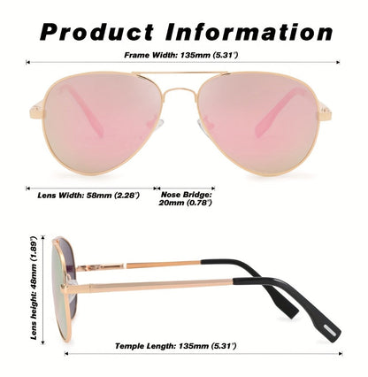 Sunglasses for Men - Polarized 59mm Unisex Mirrored & Non-Mirrored Driving Outdoor Eyewear for - product detail view 25