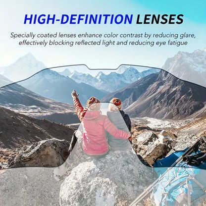 Sunglasses for Men - Polarized 6 Pack Ultra-Light PC Frame Unisex Anti-Glare Driving Eyewear - product detail view 10