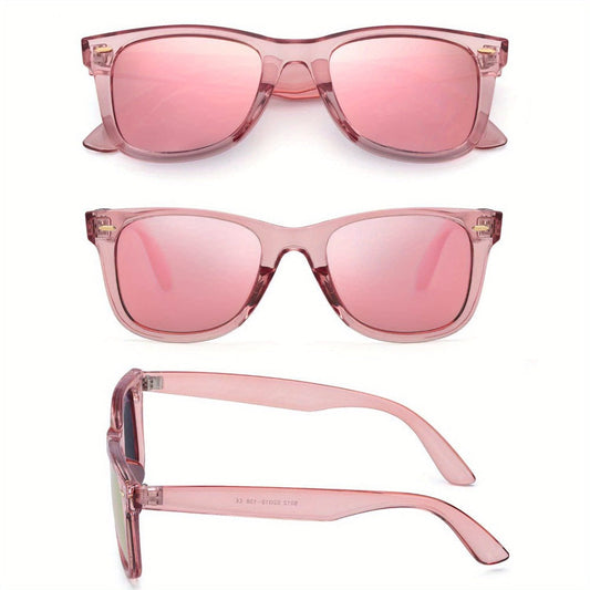 Sunglasses for Women - Polarized for , Anti-Glare Mirror Lenses, Trendy Fashion Shades with UV - product detail view 2