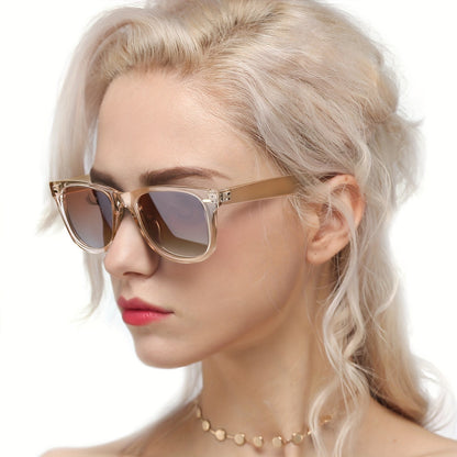 Sunglasses for Women - Polarized for , Anti-Glare Mirror Lenses, Trendy Fashion Shades with UV - product detail view 28