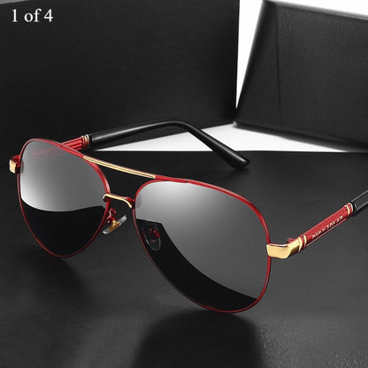 Sunglasses for Men - Polarized for Women - Double Bridge UV400 Protection Fashion Eyewear Anti - main product view