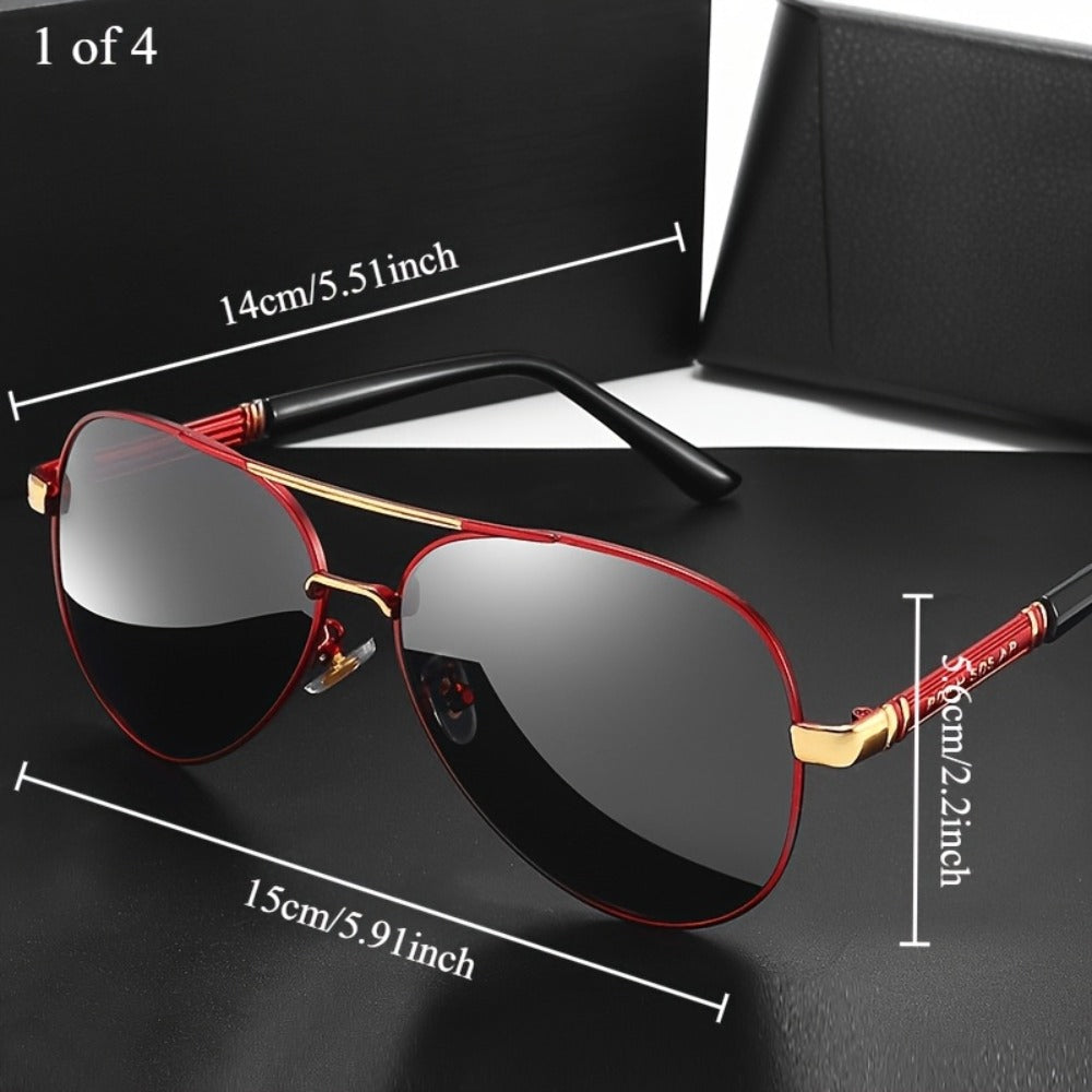 Sunglasses for Men - Polarized for Women - Double Bridge UV400 Protection Fashion Eyewear Anti - product detail view 2