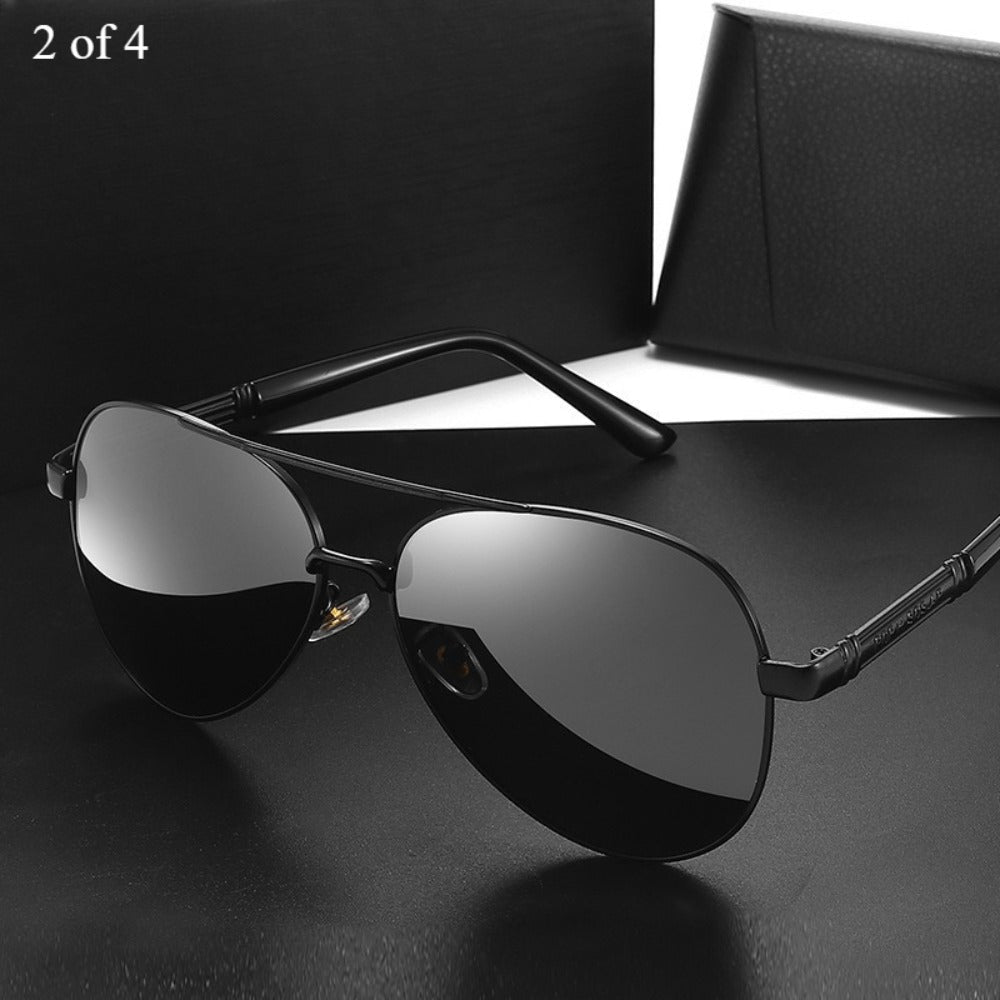 Sunglasses for Men - Polarized for Women - Double Bridge UV400 Protection Fashion Eyewear Anti - product detail view 3
