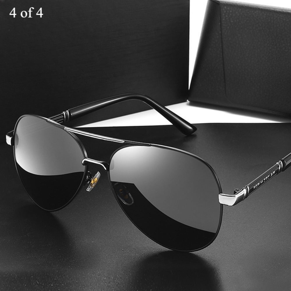 Sunglasses for Men - Polarized for Women - Double Bridge UV400 Protection Fashion Eyewear Anti - product detail view 5