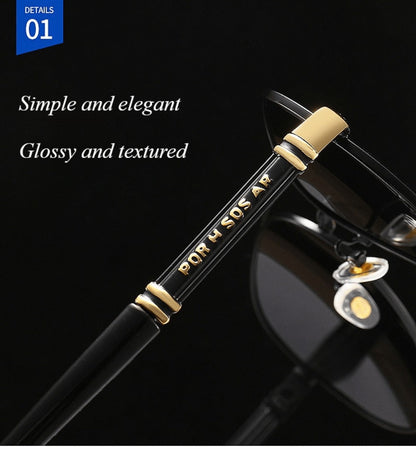 Sunglasses for Men - Polarized for Women - Double Bridge UV400 Protection Fashion Eyewear Anti - product detail view 6