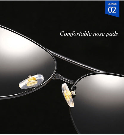 Sunglasses for Men - Polarized for Women - Double Bridge UV400 Protection Fashion Eyewear Anti - product detail view 7