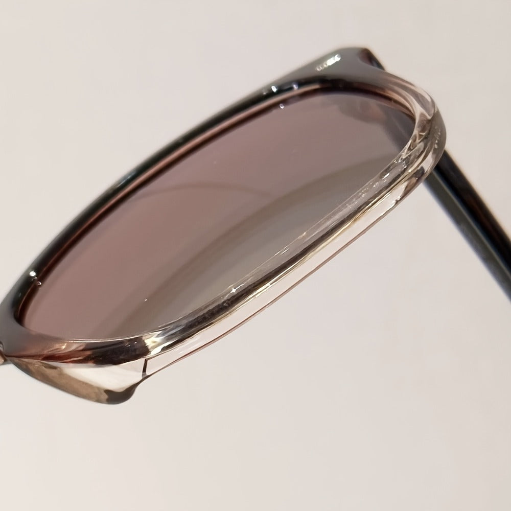 Sunglasses for Men - Polarized Driving Unisex Vintage Style UV400 Protection Gradient Tea Lens - product detail view 9