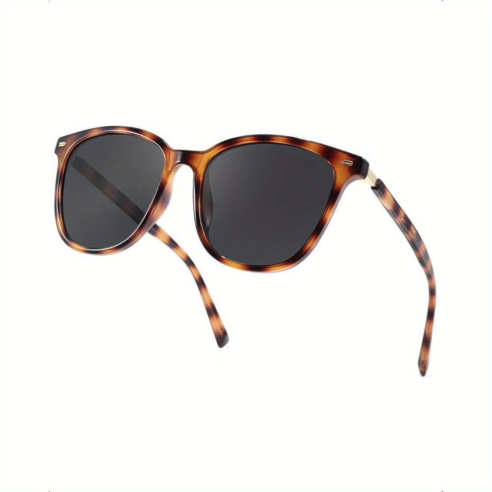 Sunglasses for Women - Polarized Mirrored Lens Large Oversized Frame UV Protection Trendy Fashion - product detail view 9