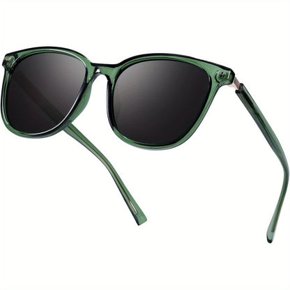 Sunglasses for Women - Polarized Mirrored Lens Large Oversized Frame UV Protection Trendy Fashion - product detail view 18