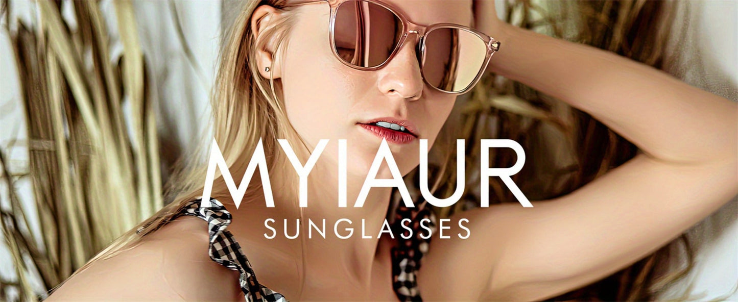Sunglasses for Women - Polarized Mirrored Lens Large Oversized Frame UV Protection Trendy Fashion - product detail view 23