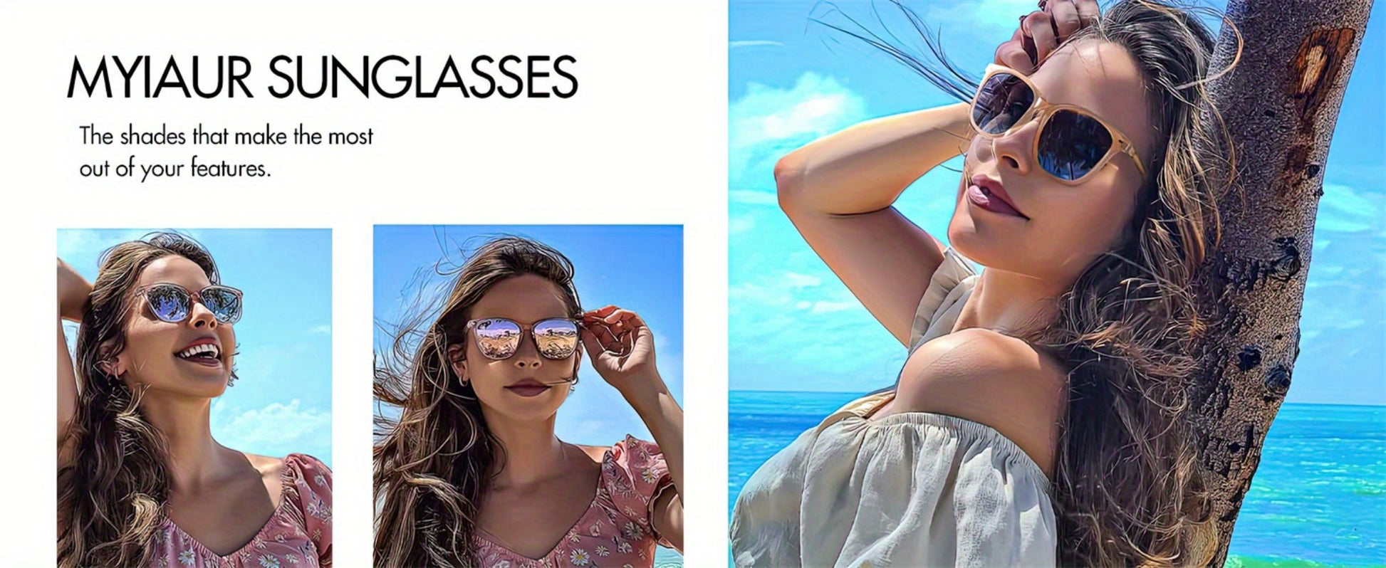 Sunglasses for Women - Polarized Mirrored Lens Large Oversized Frame UV Protection Trendy Fashion - product detail view 25