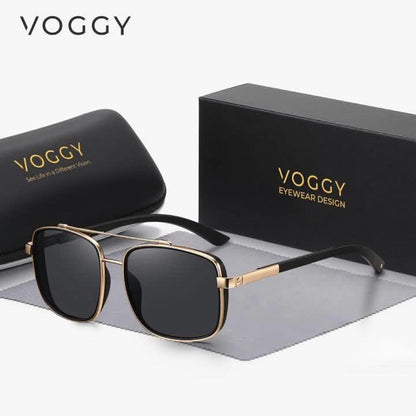 Sunglasses for Men - Polarized Pilot Women - Retro Aviator TR90 Metal Frame UV400 Protection - product detail view 12