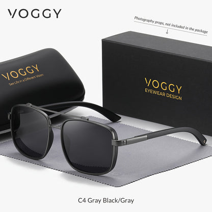 Sunglasses for Men - Polarized Pilot Women - Retro Aviator TR90 Metal Frame UV400 Protection - product detail view 17