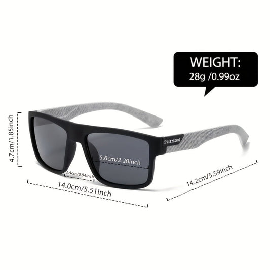 Sunglasses for Men - Polarized Set Couples 3 or 5 Pack - Retro Trendy PC Lens Metal Hinge - product detail view 2