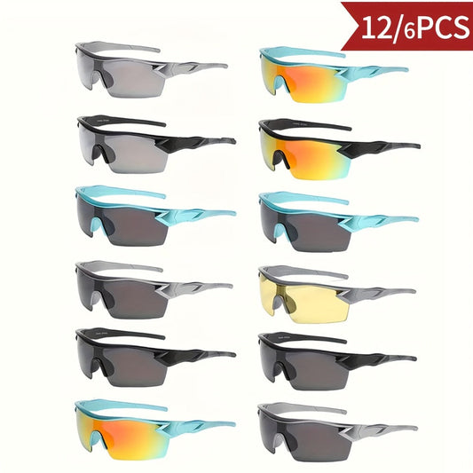 Sunglasses for Men - Polarized Sports Bulk Pack for and Women 6 or 12 Pairs - Lightweight - main product view