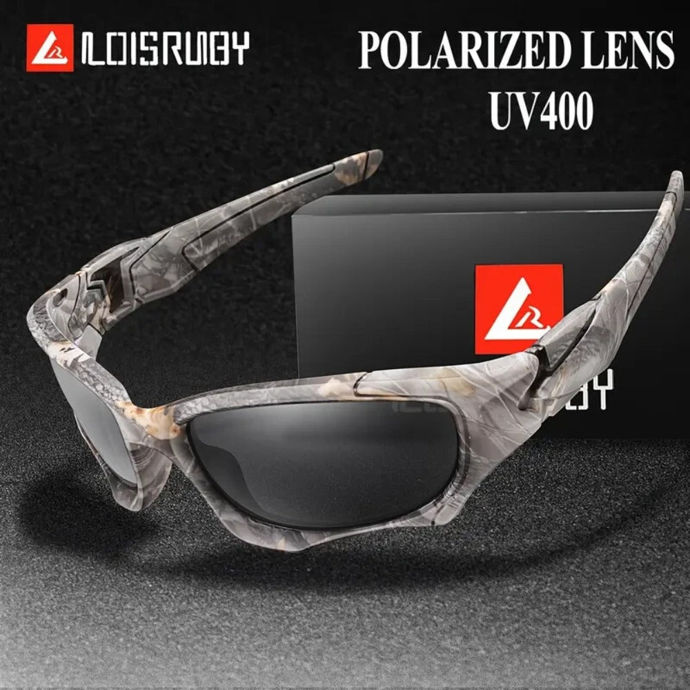 Sunglasses for Men - Polarized Sports UV400 - Lightweight PC Wrap Frame for Women, Anti-Glare - product detail view 2
