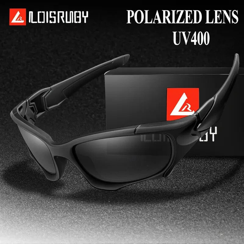 Sunglasses for Men - Polarized Sports UV400 - Lightweight PC Wrap Frame for Women, Anti-Glare - product detail view 15