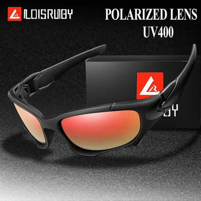 Sunglasses for Men - Polarized Sports UV400 - Lightweight PC Wrap Frame for Women, Anti-Glare - product detail view 17