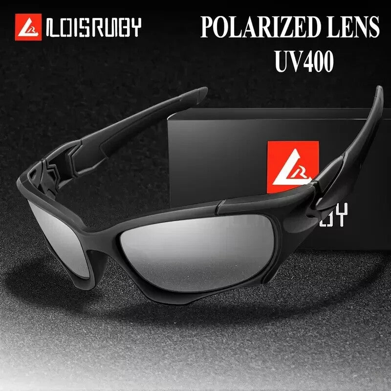 Sunglasses for Men - Polarized Sports UV400 - Lightweight PC Wrap Frame for Women, Anti-Glare - product detail view 19