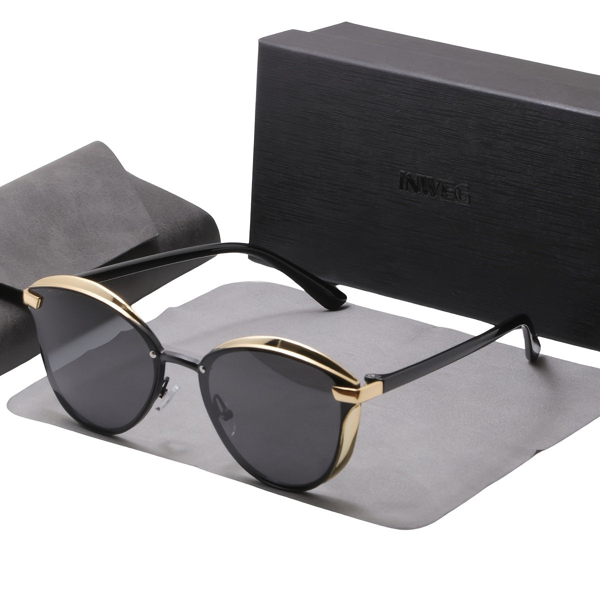 Sunglasses for Women - Polarized for Thin Temple, Anti-Glare UV Protection, Fits All Face Shapes - product detail view 8