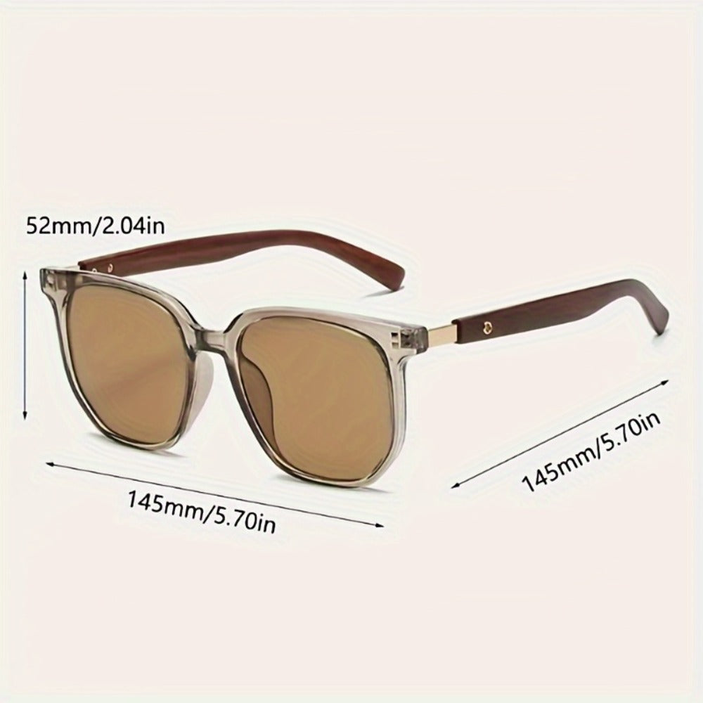 Sunglasses for Men - Polarized TR Frame for & Women Vintage Stud Detail Hybrid Spectacle Retro - product detail view 2