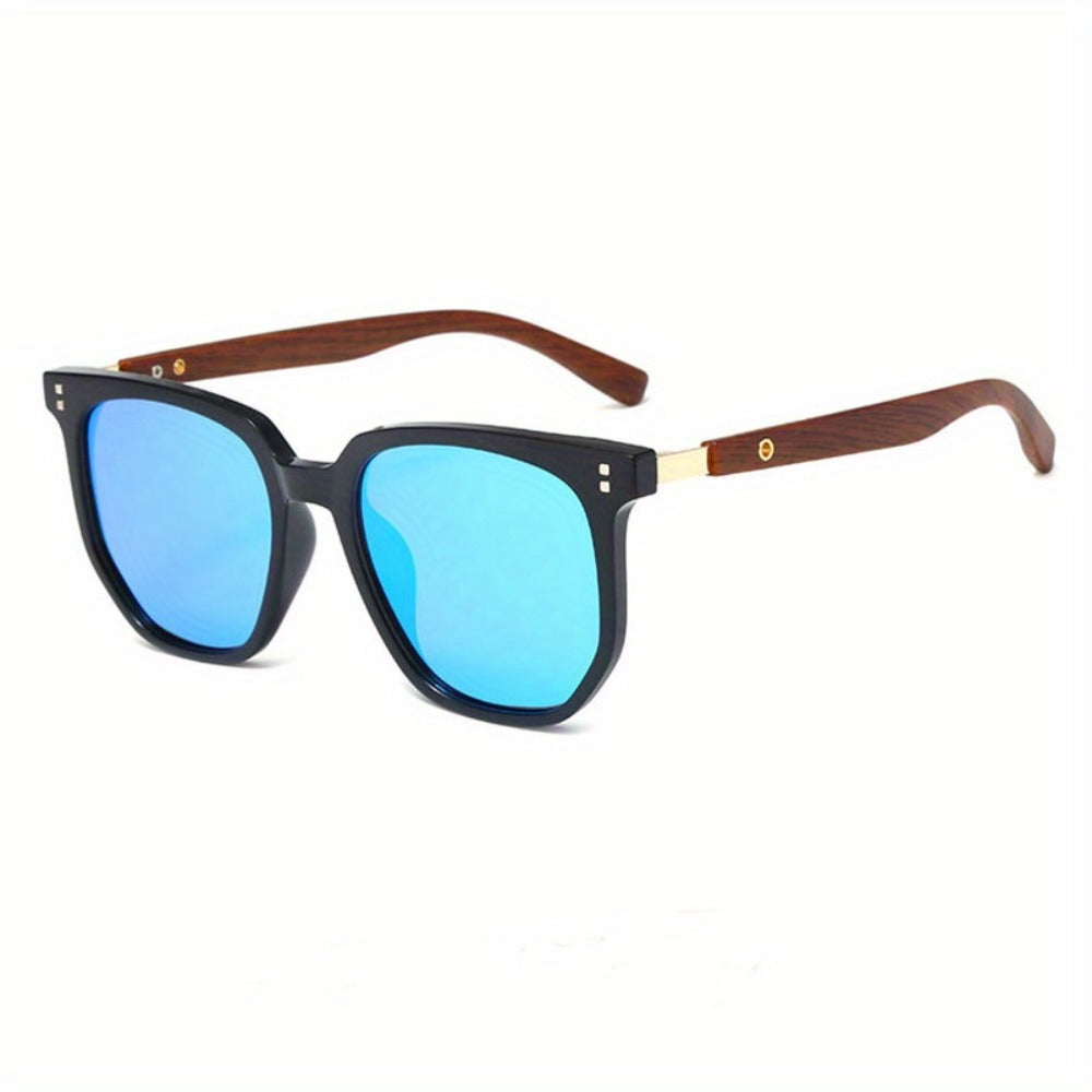Sunglasses for Men - Polarized TR Frame for & Women Vintage Stud Detail Hybrid Spectacle Retro - product detail view 5