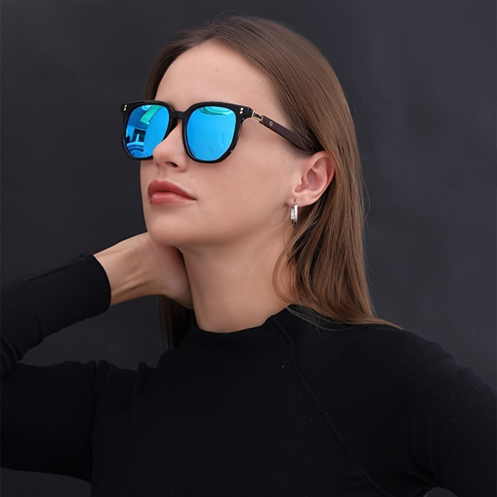 Sunglasses for Men - Polarized TR Frame for & Women Vintage Stud Detail Hybrid Spectacle Retro - product detail view 20