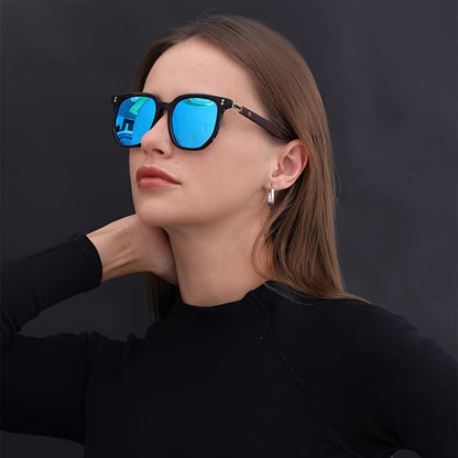 Sunglasses for Men - Polarized TR Frame for & Women Vintage Stud Detail Hybrid Spectacle Retro - product detail view 20