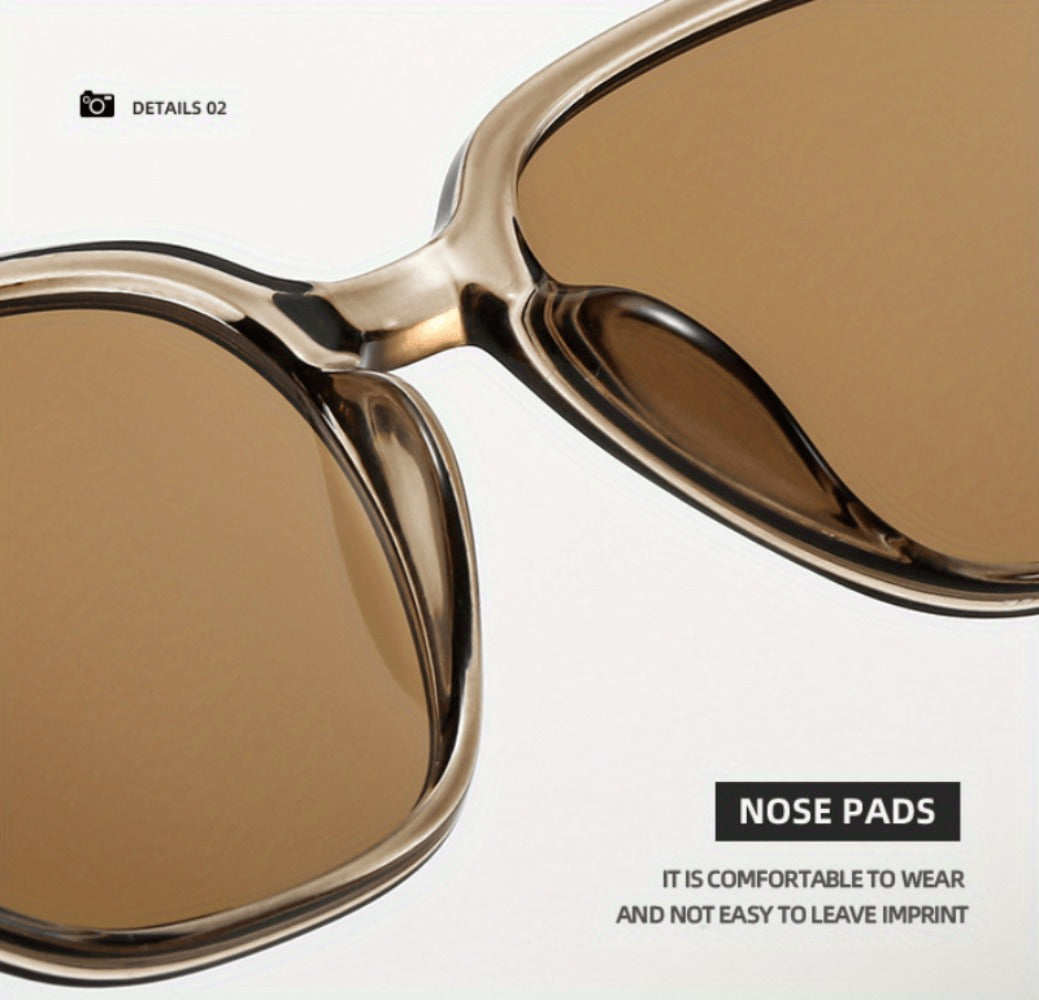 Sunglasses for Men - Polarized TR Frame for & Women Vintage Stud Detail Hybrid Spectacle Retro - product detail view 24