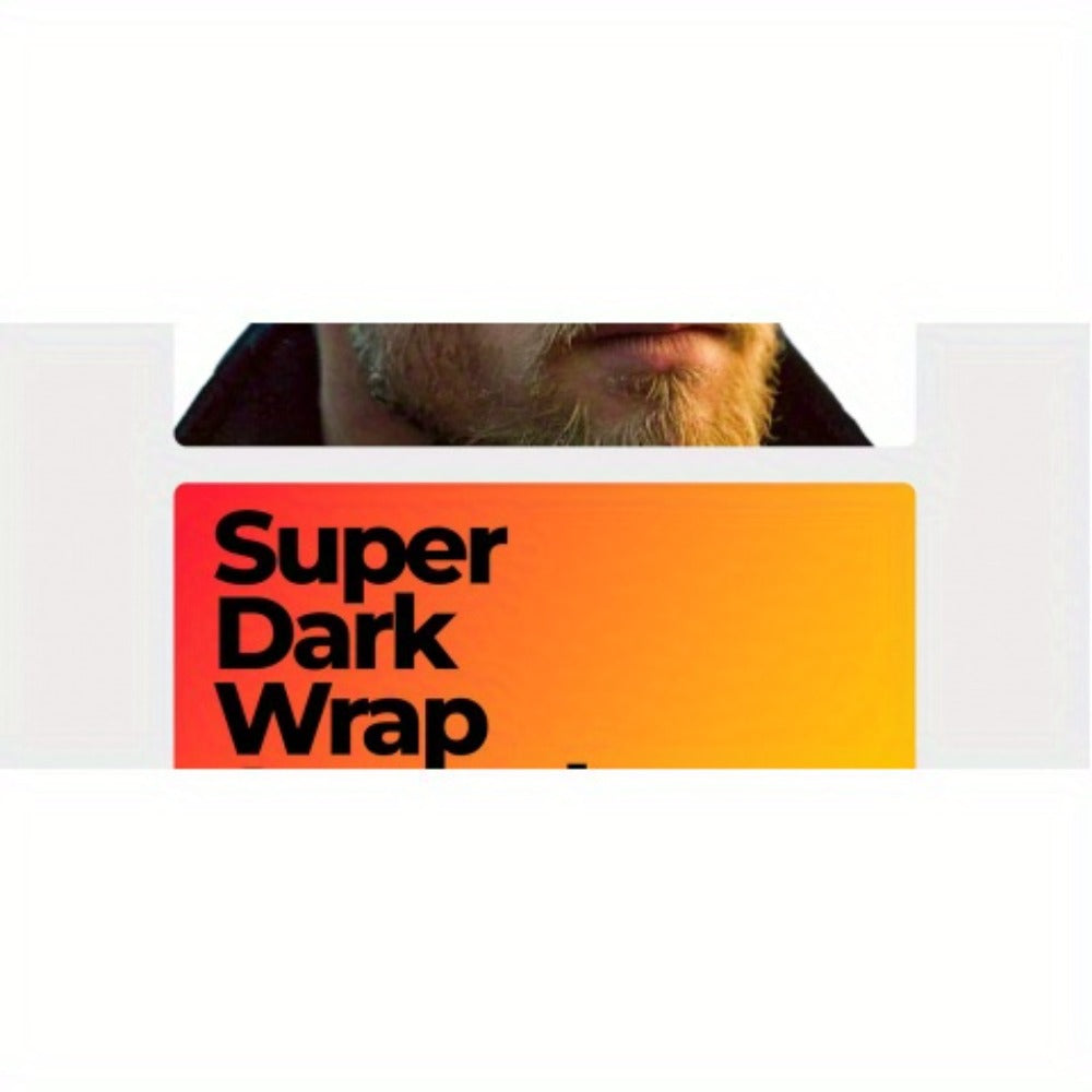 Sunglasses for Men - Polarized Wrap Around Super Dark Lens Lightweight Glossy Matte Frame Black - product detail view 18