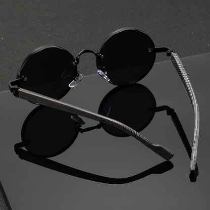 Sunglasses for Men - Retro Woodgrain UV400 for Women & Vintage Lightweight Unisex Frame - product detail view 6