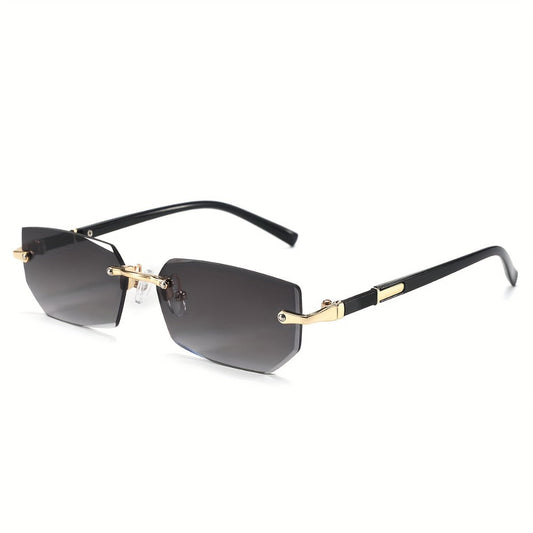 Sunglasses for Men - Rimless 5 Pack Women Frameless Gradient Tinted Lens Lightweight No-Frame - product detail view 2