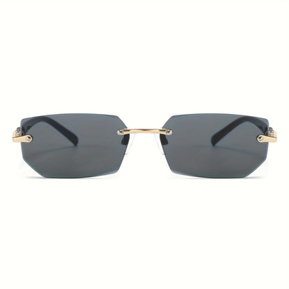 Sunglasses for Men - Rimless 5 Pack Women Frameless Gradient Tinted Lens Lightweight No-Frame - product detail view 8