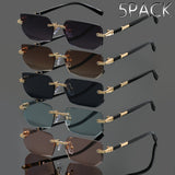 Grey, brown, black, green, pink