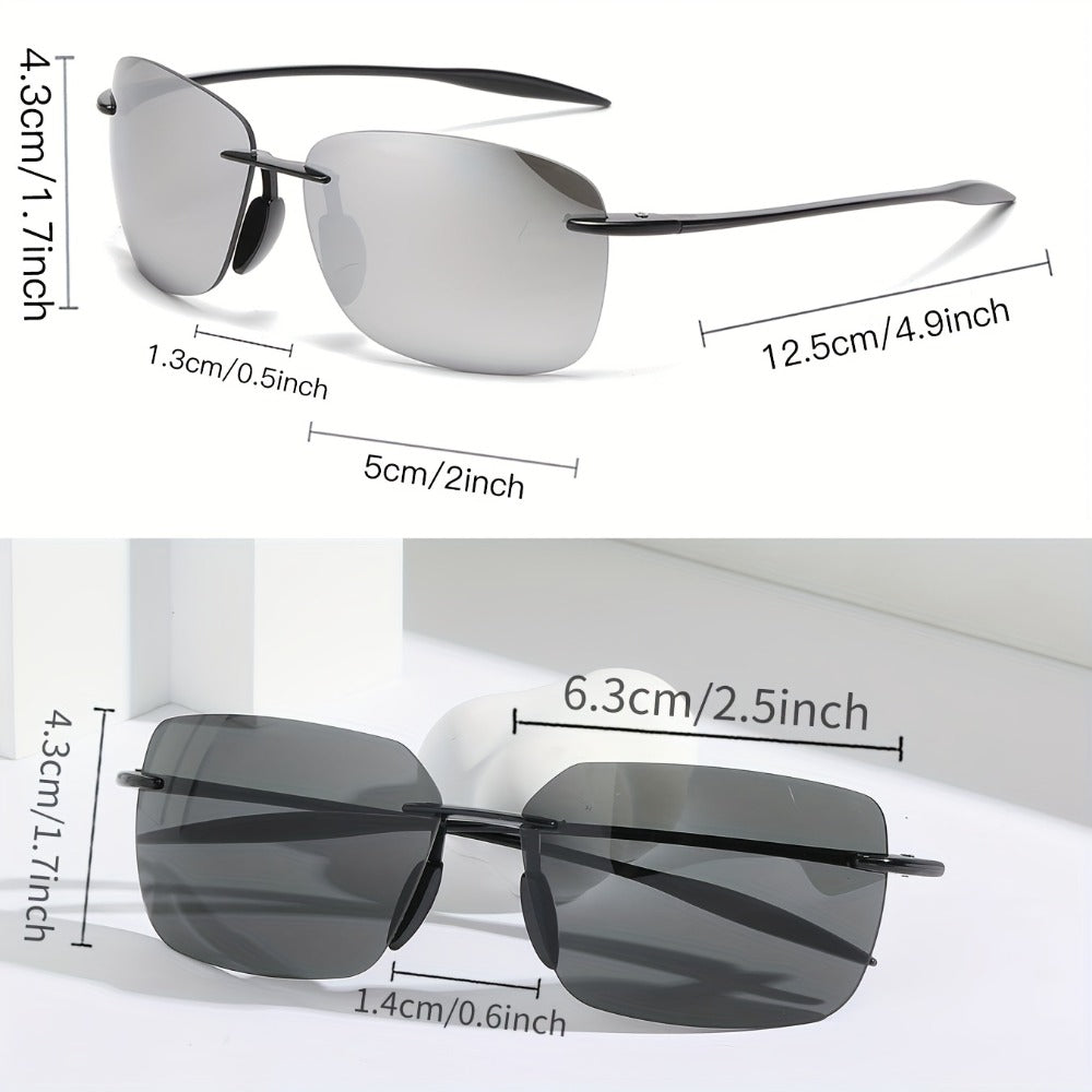 Sunglasses for Men - 's Polarized Bulk Pack 3 or 6 Pairs UV400 Anti-Glare HD Lenses - product detail view 2