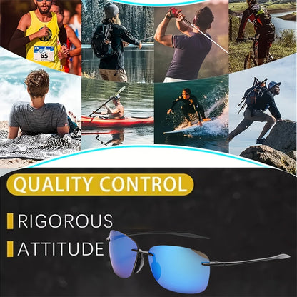Sunglasses for Men - 's Polarized Bulk Pack 3 or 6 Pairs UV400 Anti-Glare HD Lenses - product detail view 4