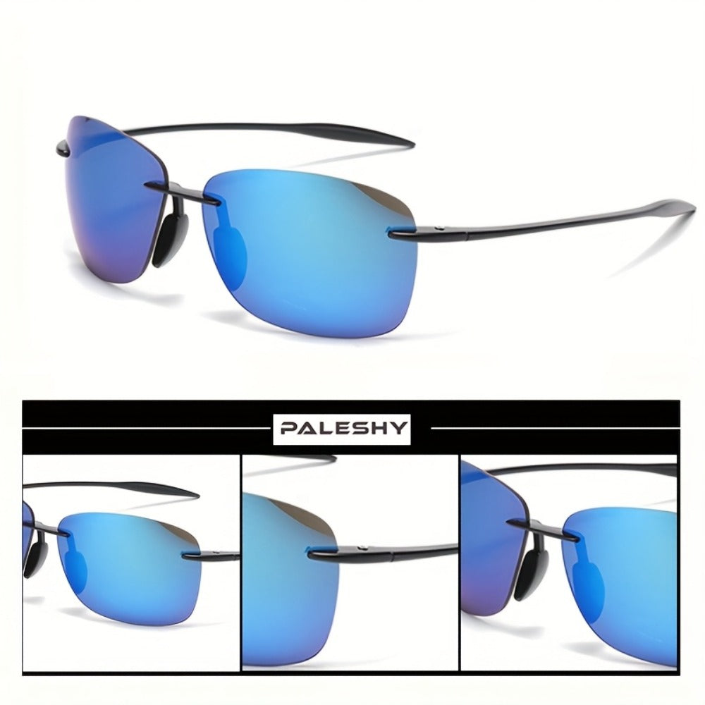 Sunglasses for Men - 's Polarized Bulk Pack 3 or 6 Pairs UV400 Anti-Glare HD Lenses - product detail view 8