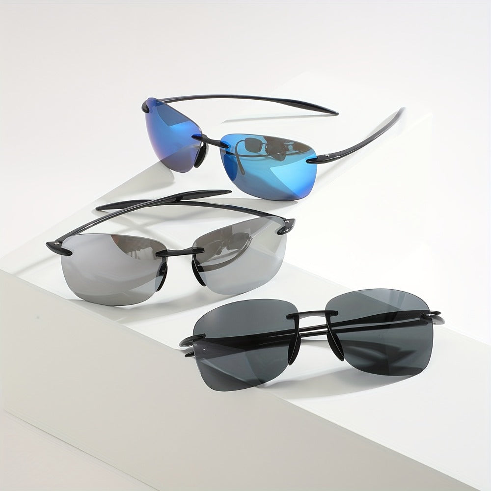 Sunglasses for Men - 's Polarized Bulk Pack 3 or 6 Pairs UV400 Anti-Glare HD Lenses - product detail view 9