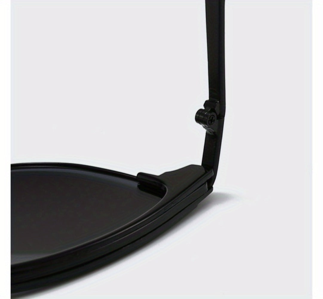 Sunglasses for Men - Semi-Rim UV400 for & Women Retro Half Frame Vintage Tinted Lens Eyewear - product detail view 9